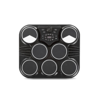 【Konix】桌上型電子鼓(行動爵士鼓組/數位打擊板/打點板-贈鼓棒/雙踏板)