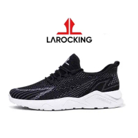 Sepatu Sneakers Larocking Venus - Hitam | Sepatu Olahraga Running Gym Pria Wanita