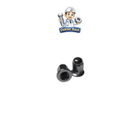 10 PCS Mur Topi M7 Flange Cap Nut Chrome 17mm