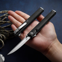 G10 Handle Folding Knife M390 Steel 58HRC Hardness Outdoor Survival Hunting Tactical Pocket Knife Cs go EDC Tools Knifes For Men