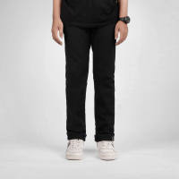 The Don's House Arteesan Denim INDIANA BLACK WHITE - Celana Panjang Jeans Washing Raw Jeans Pria Wan
