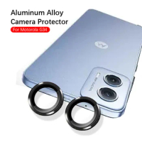 3D Camera Protector Glass For Motorola Moto G34 5G HD Tempered Glass Lens Metal Rear Ring Moto Rola G34 G 34 34G 6.5'' MotoG34