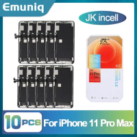 10 Pcs JK Incell for iPhone 11 Pro Max LCD Display Touch Digitizer Assembly Screen Replacement Support IC Transplant