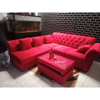 sofa l putus + meja + 5 bantal free ongkir pengiriman ke daerah bandung