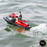 水上玩具 水上摩托艇遙控船高速快艇超大游艇輪模型防水兒童男孩玩具船xjcq
