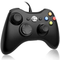 USB Wired Gaming Controller for Android TV BOX / Windows PC / PS3 Dual Vibration Plug and Play Gamepad Portable Joystick Handle