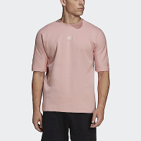 Adidas M Internal Tee HB6598 男 短袖 上衣 T恤 運動 休閒 亞洲版 棉質 舒適 粉紅