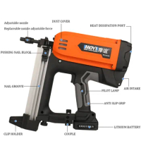 Pneumatic Nail Gun For Pneumatic Hydraulic Special Installation of Concrete Doors And Windows Electric Gas Steel Nail Gun