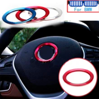 M Power Performance Car Steering Wheel Circle Stickers For Bmw X1 X3 F25 X5 F15 F20 F30 F10 F11 G01 X4 G02 F26 X2 Z4 X6 E53 X7