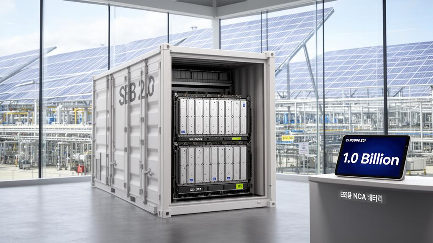 Samsung Ess Module Samsung SDI Secures 1.5 Trillion Won ESS Battery Supply Contract with U ...