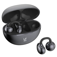 หูฟังบลูทูธไร้สาย Open Ear Clip BT5.4V Battery 400mAh ตัดเสียงรบกวน กันเหงื่อ รุ่น KTW-02 (สีดำ)