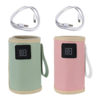 Portable USB Bottle Heater Insulated Milk Warmer Bag Insulation Bag Ensure Your Baby Has Warm Milk While Travel Dropship