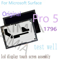 100% Original Pro 5 LCD For Microsoft Surface Pro 5 1796 LCD Display Touch Digitizer Assembly LP123WQ1 Surface Pro5 Lcd Screen