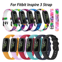 Silicone Wristband For Fitbit Inspire 3 Strap For Fitbit Inspire 3 Smart Watch Bracelet Watchband For Inspire3 Correa (No Watch）