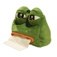 【正版授權 衛生紙盒 哭哭蛙】悲傷青蛙面紙盒(大眼蛙 逗趣 生活小物 療癒 紙巾盒 衛生紙套 面紙套) 限
