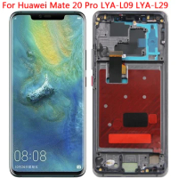 6.39" Mate 20 Pro Original LCD For Huawei Mate 20 Pro LYA-L09 L29 LCD Display Touch Screen With Frame Assembly