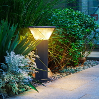 插地式現代簡約太陽能草坪燈草地燈防水戶外燈花園燈別墅燈室外燈