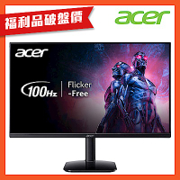 (福利品)Acer 宏碁 KA242Y E0 24型IPS電腦螢幕  AMD FreeSync ｜100hz抗閃