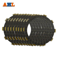 AHL 9PCS Motorcycle Clutch Friction Plates Set for YAMAHA FZ400 FZ 400 (1997) Clutch Lining #CP-00014
