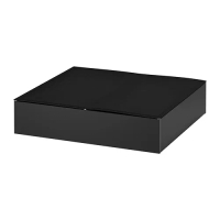 VARDÖ 床底收納盒, 黑色, 65x70 公分