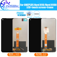 ONEPLUS Nord N10 LCD Display Digitizer + Frame 100% Original Touch LCD Screen for ONEPLUS Nord N100 inch Replacement