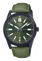 CASIO Casio Analog Leather Dress Watch (MTP-VD02BL-3E)