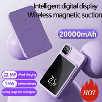 50000mAh Power Bank for Macsafe Magnetic Super Fast Charging Qi Wireless Charger Powerbank