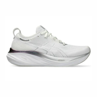 Asics GEL-Nimbus 26 Platinum [1012B720-100] 女 慢跑鞋 白金系列 緩衝 白銀