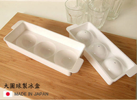 日本製 大圓球製冰盒3p 小久保KOKUBO 圓型製冰盒 球型製冰器 冰塊模具 廚房用品 Loxin