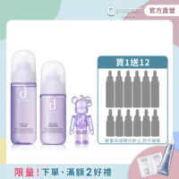 【d program 敏感話題★買1送12】BE@RBRICK聯名限定組(賦活化妝水125ml+乳液100ml+公仔1入)