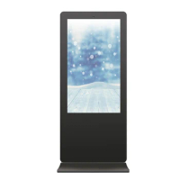 Custom Engineer Come The Door Ip65 55 Inch Large Big Touch Screen Outdoor Bus Station Advertising Lcd Display Kiosk