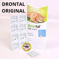 Drontal Cat Asli Original - Obat Cacing Kucing Drontal Asli Original - My Muezza