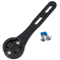 For Integrated Handlebar Computer Mount Holder for Garmin Bryton Lightweight and Easy to Install Plastic Black