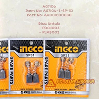 Carbon Brush Gerinda 4" Inch INGCO AG7106-2-SP-32 Arang Mesin AA001C00030