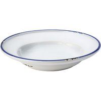 《Utopia》復古石陶深餐盤(藍23cm) | 餐具 器皿 盤子