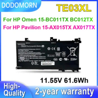 DODOMORN TE03XL Laptop Battery For HP Omen 15-BC011TX 15-BC012TX For HP Pavilion 15-AX015TX 15-AX016TX 15-AX017TX 11.55V 61.6Wh