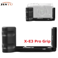 JINTU Vertical Metal QR Quick Release L Bracket Camera Mount Grip For FUJIFILM Fuji XE3 X-E3 Micro m4/3 camera