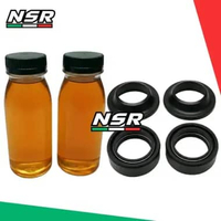 HITAM PAKET PER SHOCK SESL SHOCK TUTUP SEAL SHOCK OLI SGOCK DEPAN AEROX ALPHA NMAX SEAL+TUTUP+OLI HI