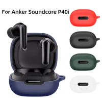 Anti-Fall Earphone Case Dustproof Silicone Charging Box Sleeve Shockproof Mini for Anker Soundcore P40i