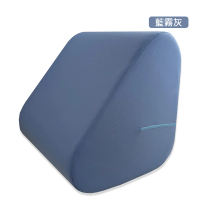 【VANDINO梵迪諾生活館】重磅型-多功能三角筒狀枕/三角枕(藍霧灰)