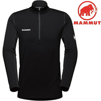 Mammut 長毛象 Aenergy ML Half Zip Pull AF 男款保暖長袖排汗衣 1016-01120 0001 黑