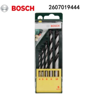 Bosch 2607019444 Accessories Carbide Metal Concrete Fried Dough Twists Drill Set 5pcs