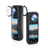 Bộ 1 sản phẩm: Kính bảo vệ ống kính máy ảnh quang học cho Insta360 X5, dùng cho ống kính Insta360 X5