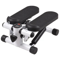 Mini Stepper For Exercise At Home With Resistance Bands LCD Display Capacity 100kg Stair Stepper