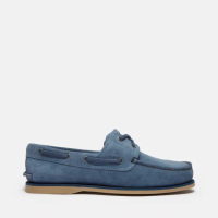 【Timberland官方旗艦】男款藍色休閒帆船鞋(A4187ES3)