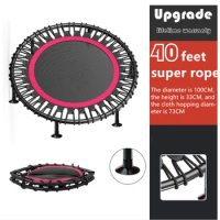 K2045 Trampoline Elastic Rope Adjustable Handle Bar Fitness Indoor Trampoline Elastic Band Rope Cardio Sports Tool