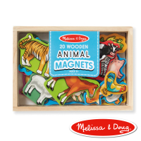 美國瑪莉莎 Melissa &amp; Doug 磁力-動物木質磁鐵貼