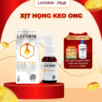 【Hàng nhập khẩu 】 【Không hiệu quả hoàn tiền】 Xịt họng keo ong Laforin - Giúp giảm nhanh đau họng, ng