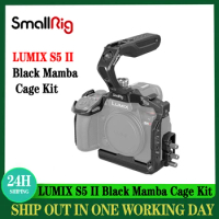 SmallRig 4143/4022 Camera rabbit Cage Kit 4023 Black Mamba Cage 4024 Black MambaCage Cage Kit for Panasonic LUMIX S5 II