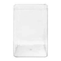 Figurines Display Case Stackable Clear Storage Box Dust-proof Figures Collectible Organizer Free Standing for Desktop Storage